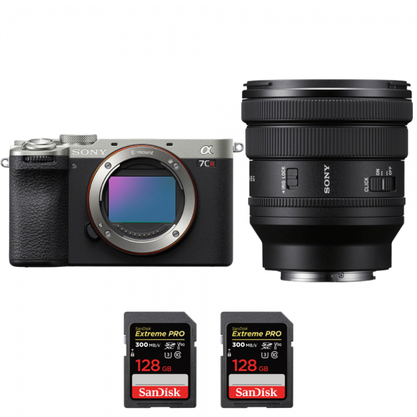 Sony A7CR Silver + FE PZ 16-35mm f/4 G + 2 SanDisk 128GB Extreme PRO UHS-II SDXC 300 MB/s-1