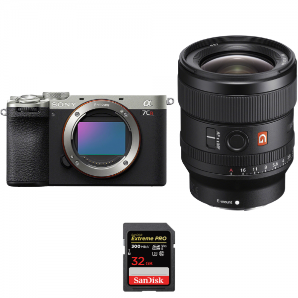 Sony A7CR Silver + FE 24mm f/1.4 GM + 1 SanDisk 32GB Extreme PRO UHS-II SDXC 300 MB/s-1