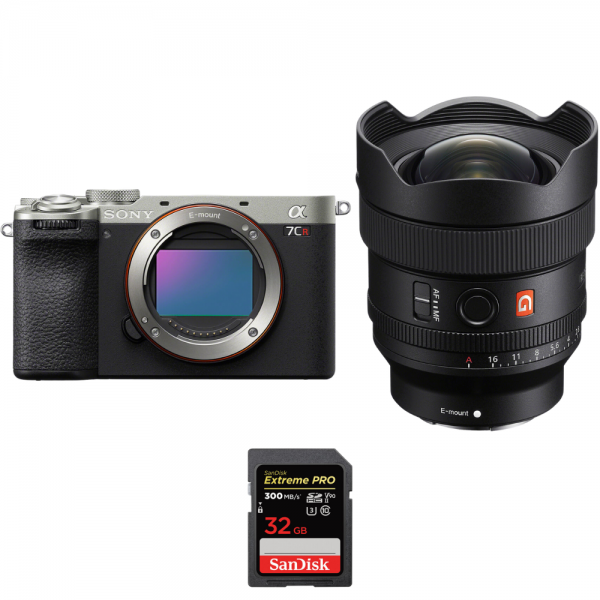 Sony A7CR Silver + FE 14mm f/1.8 GM + 1 SanDisk 32GB Extreme PRO UHS-II SDXC 300 MB/s-1