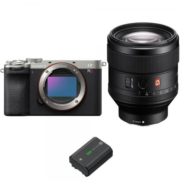 Sony A7CR Silver + FE 85mm f/1.4 GM + 1 Sony NP-FZ100 - Appareil Photo Hybride|MCZ DIRECT