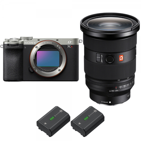 Sony A7CR Silver + FE 24-70mm f/2.8 GM II + 2 Sony NP-FZ100|MCZ DIRECT