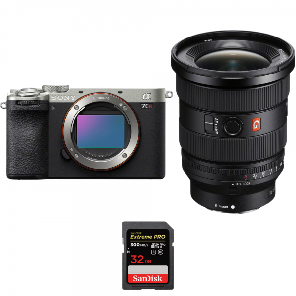 Sony A7CR Silver + FE 16-35mm f/2.8 GM II + 1 SanDisk 32GB Extreme PRO UHS-II SDXC 300 MB/s|MCZ DIRECT