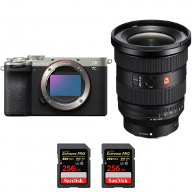 Sony A7CR Silver + FE 16-35mm f/2.8 GM II + 2 SanDisk 256GB Extreme PRO UHS-II SDXC 300 MB/s-1