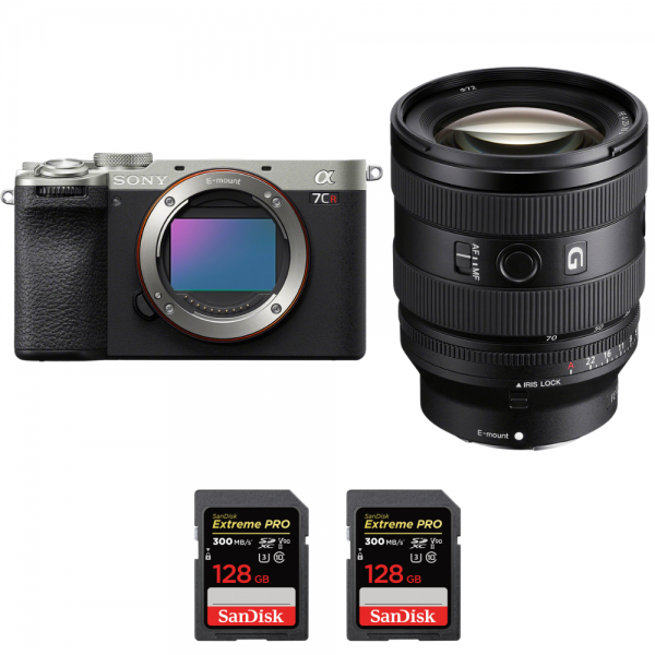 Sony A7CR Silver + FE 20-70mm f/4 G + 2 SanDisk 128GB Extreme PRO UHS-II SDXC 300 MB/s-1