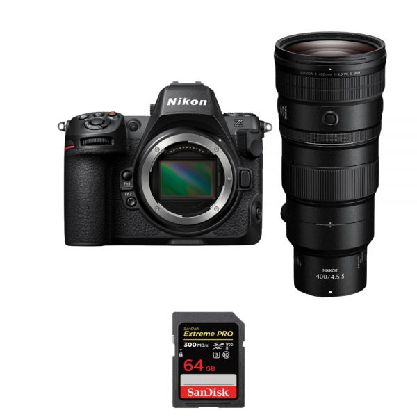 Nikon Z8 + Z 400mm f/4.5 VR S + 1 SanDisk 64GB Extreme PRO UHS-II SDXC 300 MB/s-1