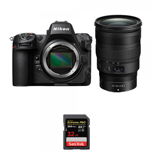 Nikon Z8 + Z 24-70mm f/2.8 S + 1 SanDisk 32GB Extreme PRO UHS-II SDXC 300 MB/s|MCZ DIRECT