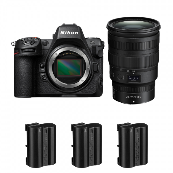 Nikon Z8 + Z 24-70mm f/2.8 S + 3 Nikon EN-EL15c|MCZ DIRECT