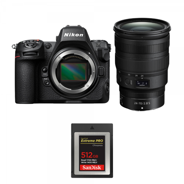 Nikon Z8 + Z 24-70mm f/2.8 S + 1 SanDisk 512GB Extreme PRO CFexpress Type B|MCZ DIRECT