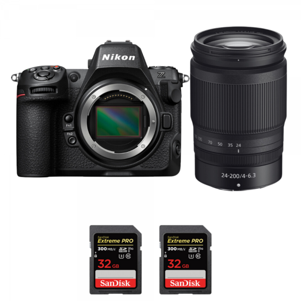 Nikon Z8 + Z 24-200mm f/4-6.3 VR + 2 SanDisk 32GB Extreme PRO UHS-II SDXC 300 MB/s-1