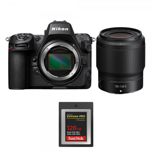 Nikon Z8 + Z 50mm f/1.8 S + 1 SanDisk 128GB Extreme PRO CFexpress Type B|MCZ DIRECT