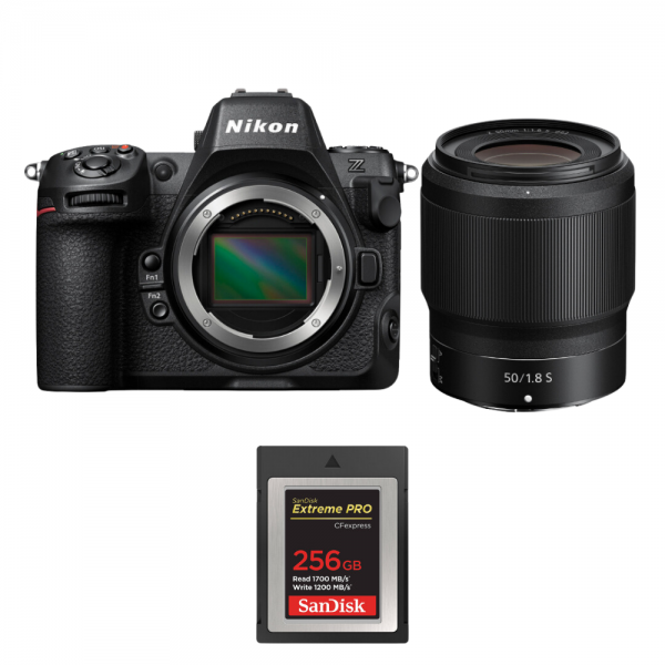 Nikon Z8 + Z 50mm f/1.8 S + 1 SanDisk 256GB Extreme PRO CFexpress Type B - Appareil Photo Hybride Plein Format|MCZ DIRECT