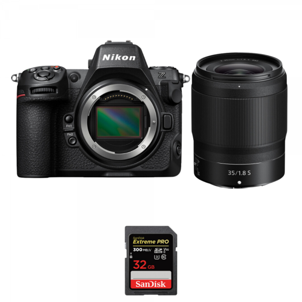 Nikon Z8 + Z 35mm f/1.8 S + 1 SanDisk 32GB Extreme PRO UHS-II SDXC 300 MB/s|MCZ DIRECT