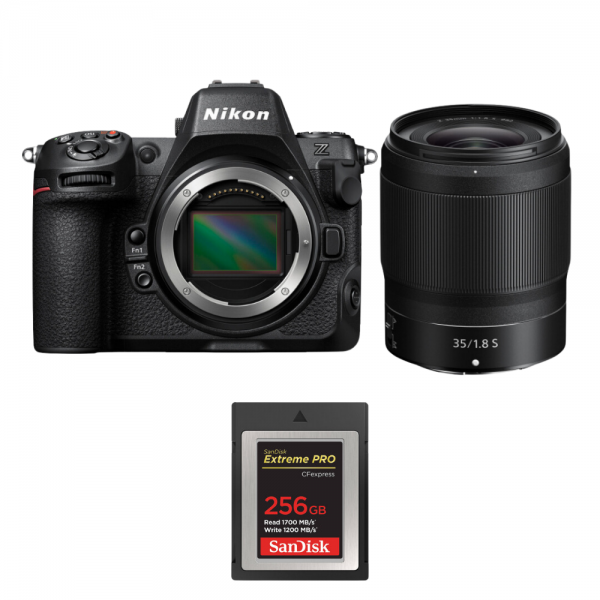 Nikon Z8 + Z 35mm f/1.8 S + 1 SanDisk 256GB Extreme PRO CFexpress Type B - Appareil Photo Hybride Plein Format|MCZ DIRECT