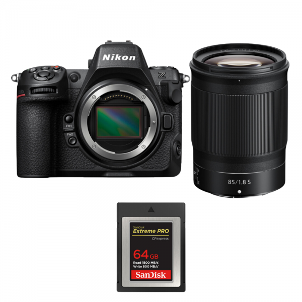 Nikon Z8 + Z 85mm f/1.8 S + 1 SanDisk 64GB Extreme PRO CFexpress Type B|MCZ DIRECT