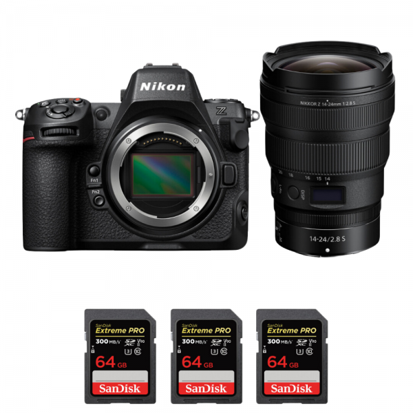 Nikon Z8 + Z 14-24mm f/2.8 S + 3 SanDisk 64GB Extreme PRO UHS-II SDXC 300 MB/s-1
