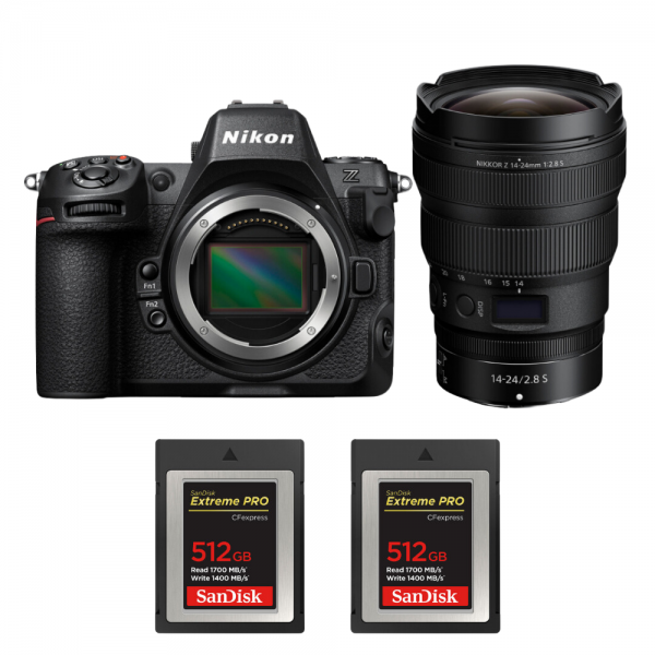 Nikon Z8 + Z 14-24mm f/2.8 S + 2 SanDisk 512GB Extreme PRO CFexpress Type B-1