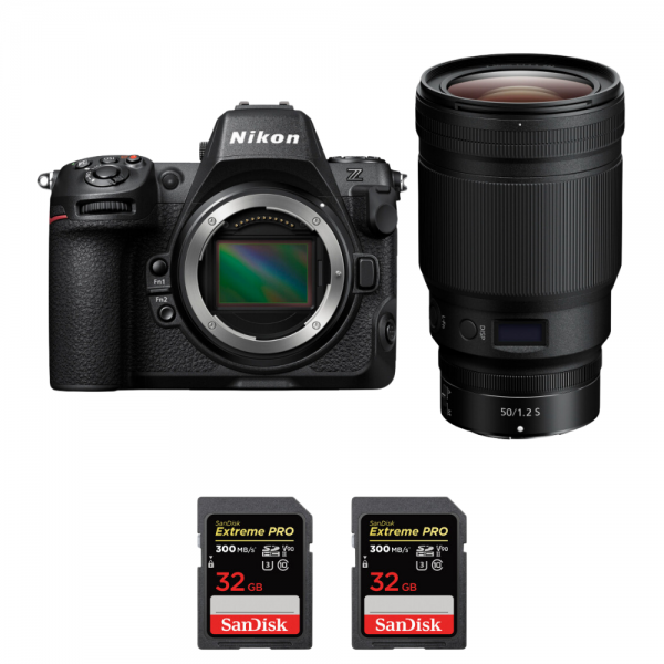 Nikon Z8 + Z 50mm f/1.2 S + 2 SanDisk 32GB Extreme PRO UHS-II SDXC 300 MB/s|MCZ DIRECT