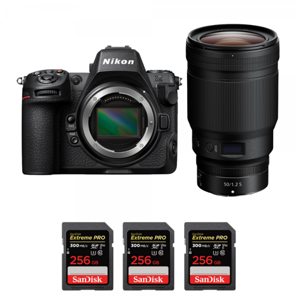 Nikon Z8 + Z 50mm f/1.2 S + 3 SanDisk 256GB Extreme PRO UHS-II SDXC 300 MB/s-1