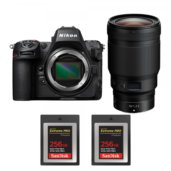 Nikon Z8 + Z 50mm f/1.2 S + 2 SanDisk 256GB Extreme PRO CFexpress Type B|MCZ DIRECT