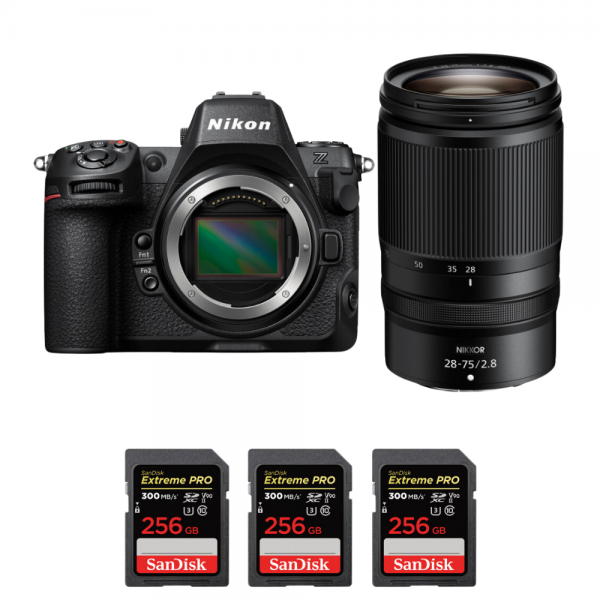 Nikon Z8 + Z 28-75mm f/2.8 + 3 SanDisk 256GB Extreme PRO UHS-II SDXC 300 MB/s|MCZ DIRECT