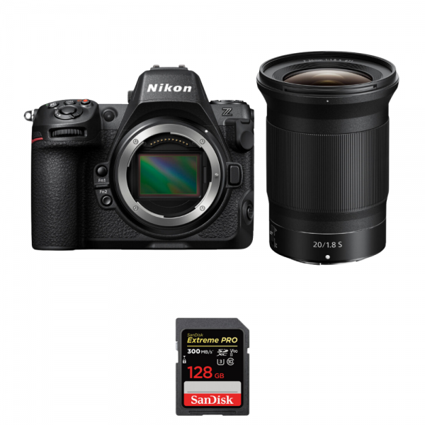 Nikon Z8 + Z 20mm f/1.8 S + 1 SanDisk 128GB Extreme PRO UHS-II SDXC 300 MB/s|MCZ DIRECT