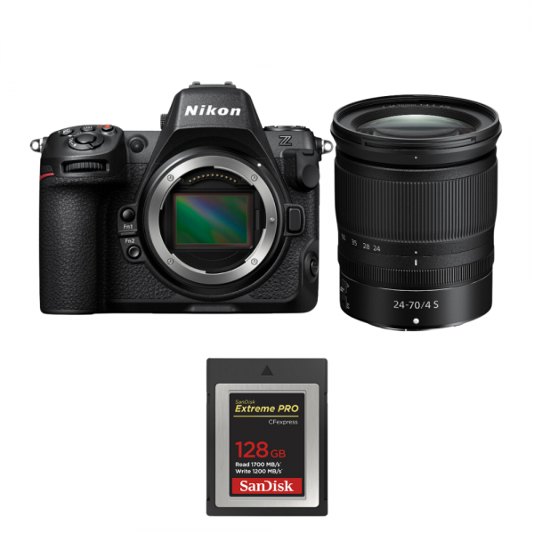 Nikon Z8 + Z 24-70mm f/4 S + 1 SanDisk 128GB Extreme PRO CFexpress Type B|MCZ DIRECT