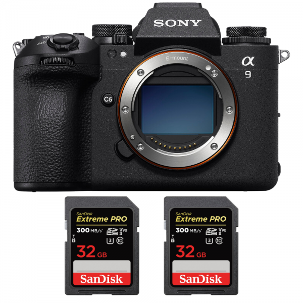 Sony A9 III + 2 SanDisk 32GB Extreme PRO UHS-II SDXC 300 MB/s|MCZ DIRECT