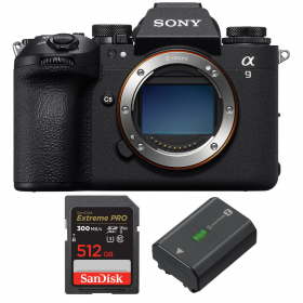 Sony A9 III + 1 SanDisk 512GB Extreme PRO UHS-II SDXC 300 MB/s + 1 Sony NP-FZ100-1