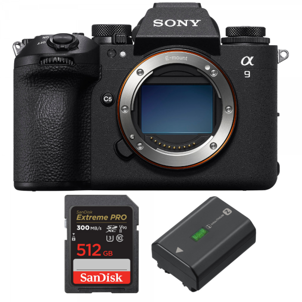 Sony A9 III + 1 SanDisk 512GB Extreme PRO UHS-II SDXC 300 MB/s + 1 Sony NP-FZ100|MCZ DIRECT