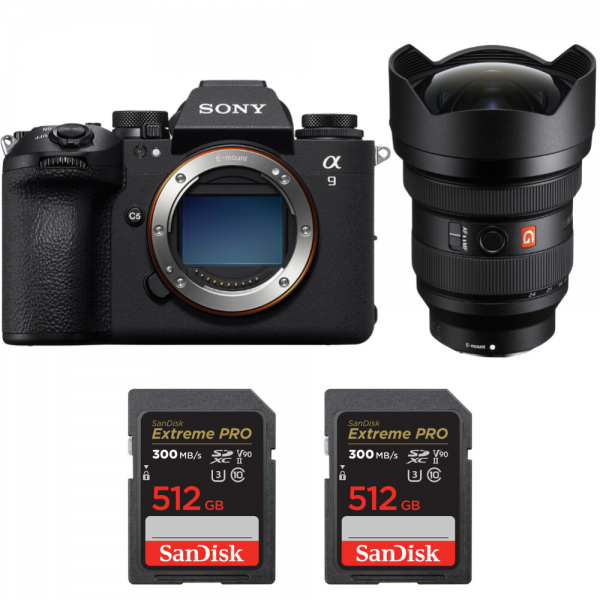 Sony A9 III + FE 12-24mm f/2.8 GM + 2 SanDisk 512GB Extreme PRO UHS-II SDXC 300 MB/s|MCZ DIRECT