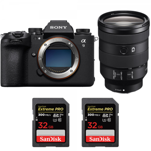 Sony A9 III + FE 24-105mm f/4 G OSS + 2 SanDisk 32GB Extreme PRO UHS-II SDXC 300 MB/s-1