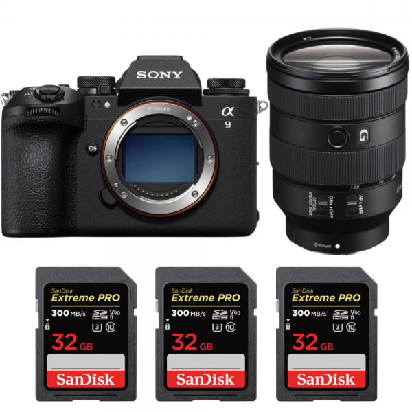 Sony A9 III + FE 24-105mm f/4 G OSS + 3 SanDisk 32GB Extreme PRO UHS-II SDXC 300 MB/s-1