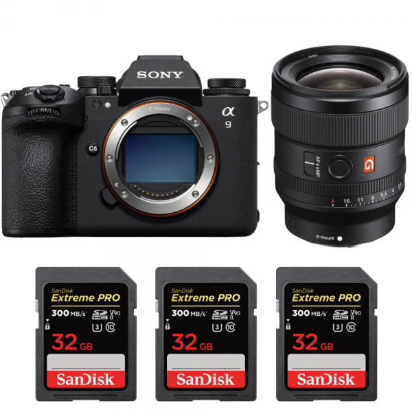 Sony A9 III + FE 24mm f/1.4 GM + 3 SanDisk 32GB Extreme PRO UHS-II SDXC 300 MB/s|MCZ DIRECT