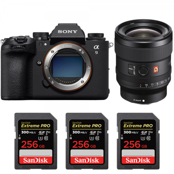 Sony A9 III + FE 24mm f/1.4 GM + 3 SanDisk 256GB Extreme PRO UHS-II SDXC 300 MB/s-1