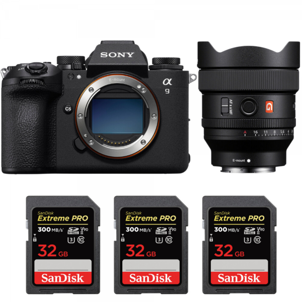 Sony A9 III + FE 14mm f/1.8 GM + 3 SanDisk 32GB Extreme PRO UHS-II SDXC 300 MB/s-1