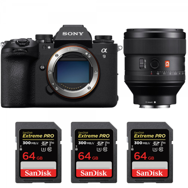 Sony A9 III + FE 85mm f/1.4 GM + 3 SanDisk 64GB Extreme PRO UHS-II SDXC 300 MB/s-1