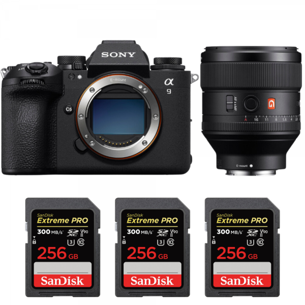 Sony A9 III + FE 85mm f/1.4 GM + 3 SanDisk 256GB Extreme PRO UHS-II SDXC 300 MB/s-1
