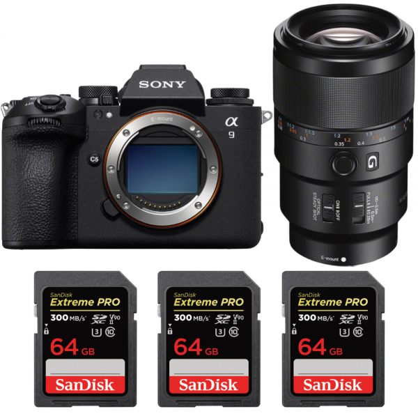 Sony A9 III + FE 90mm f/2.8 Macro G OSS + 3 SanDisk 64GB Extreme PRO UHS-II SDXC 300 MB/s-1