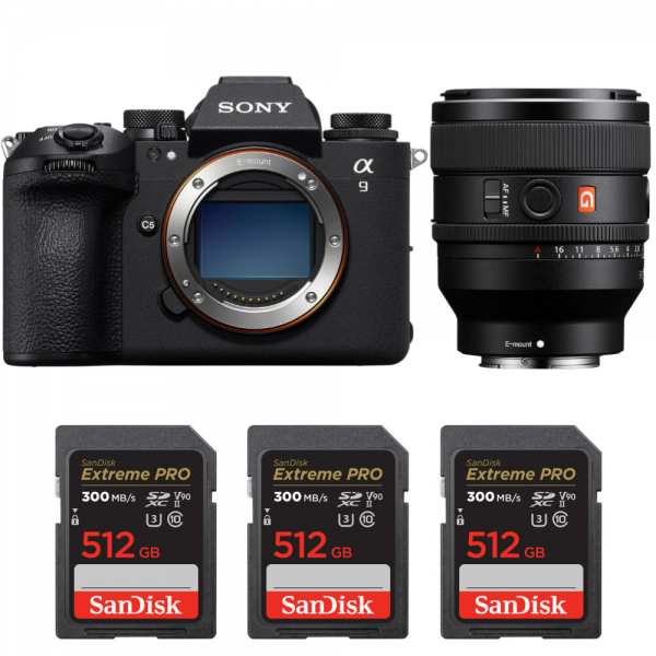 Sony A9 III + FE 50mm f/1.4 GM + 3 SanDisk 512GB Extreme PRO UHS-II SDXC 300 MB/s-1