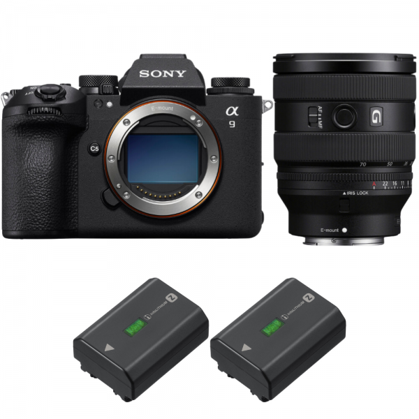 Sony A9 III + FE 20-70mm f/4 G + 2 Sony NP-FZ100|MCZ DIRECT