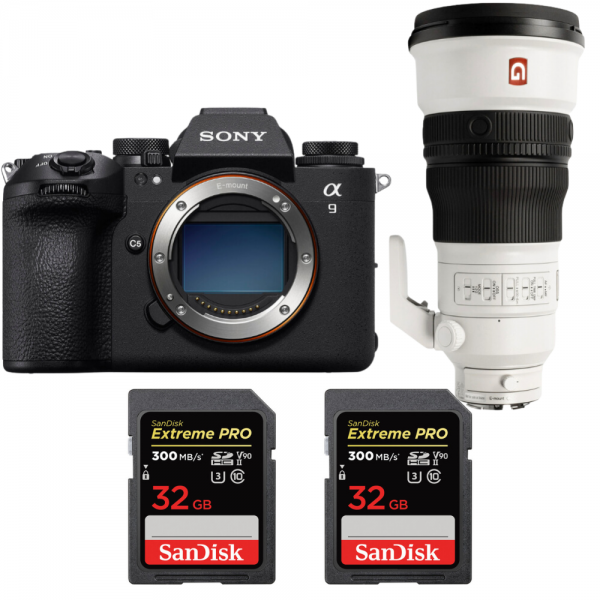 Sony A9 III + FE 300mm f/2.8 GM OSS + 2 SanDisk 32GB Extreme PRO UHS-II SDXC 300 MB/s|MCZ DIRECT