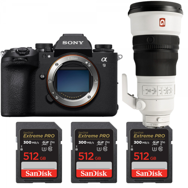 Sony A9 III + FE 300mm f/2.8 GM OSS + 3 SanDisk 512GB Extreme PRO UHS-II SDXC 300 MB/s-1