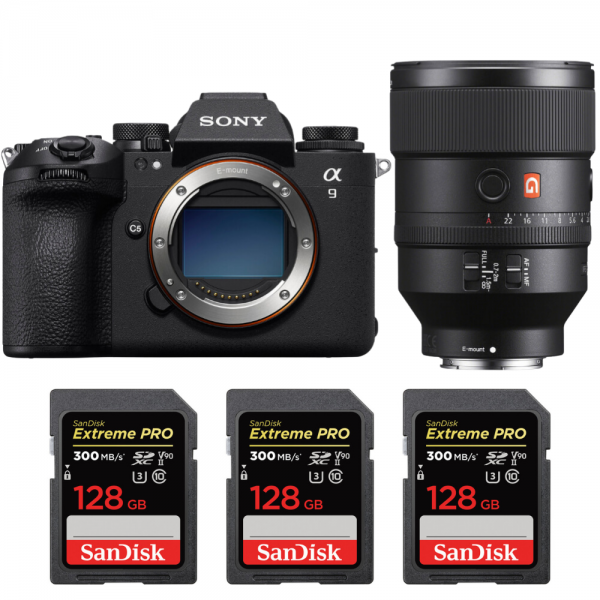 Sony A9 III + FE 135mm f/1.8 GM + 3 SanDisk 128GB Extreme PRO UHS-II SDXC 300 MB/s-1