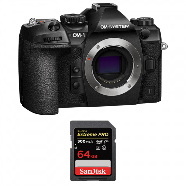 OM System OM-1 Mark II + 1 SanDisk 64GB Extreme PRO UHS-II SDXC 300 MB/s|MCZ DIRECT