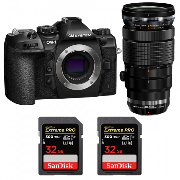 OM System OM-1 Mark II + ED 40-150mm f/2.8 Pro + 2 SanDisk 32GB Extreme PRO UHS-II SDXC 300 MB/s|MCZ DIRECT