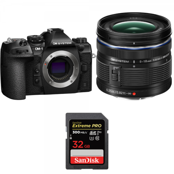 OM System OM-1 Mark II + ED 9-18mm f/4-5.6 II + 1 SanDisk 32GB Extreme PRO UHS-II SDXC 300 MB/s|MCZ DIRECT