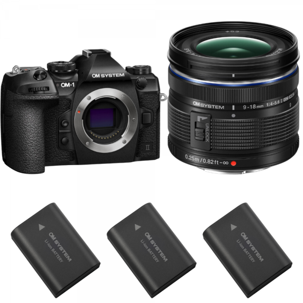 OM System OM-1 Mark II + ED 9-18mm f/4-5.6 II + 3 OM System BLX-1|MCZ DIRECT