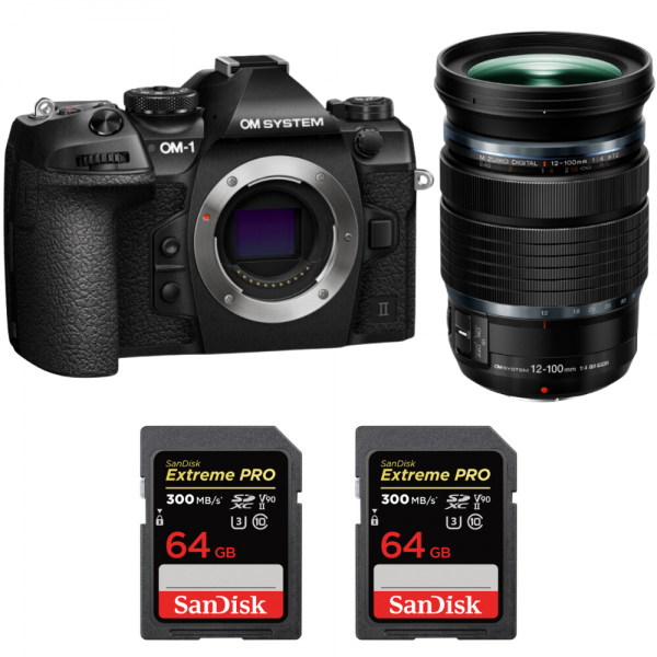 OM System OM-1 Mark II + ED 12-100mm f/4 IS PRO + 2 SanDisk 64GB Extreme PRO UHS-II SDXC 300 MB/s|MCZ DIRECT