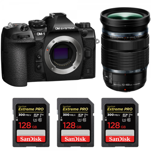 OM System OM-1 Mark II + ED 12-100mm f/4 IS PRO + 3 SanDisk 128GB Extreme PRO UHS-II SDXC 300 MB/s|MCZ DIRECT