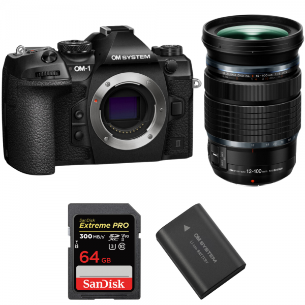 OM System OM-1 Mark II + ED 12-100mm f/4 IS PRO + 1 SanDisk 64GB Extreme PRO UHS-II SDXC 300 MB/s + 1 OM System BLX-1|MCZ DIRECT